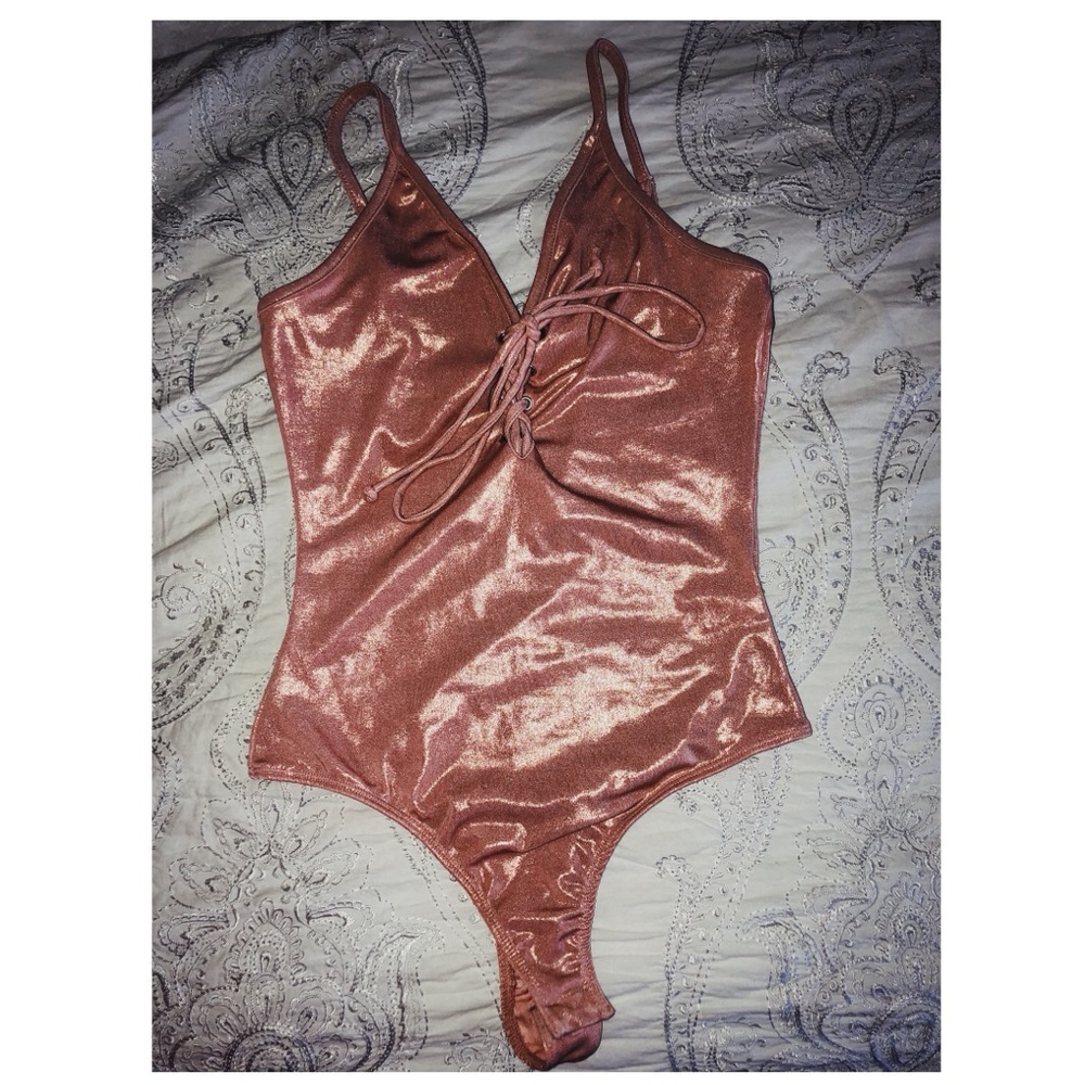 Pink bodysuit